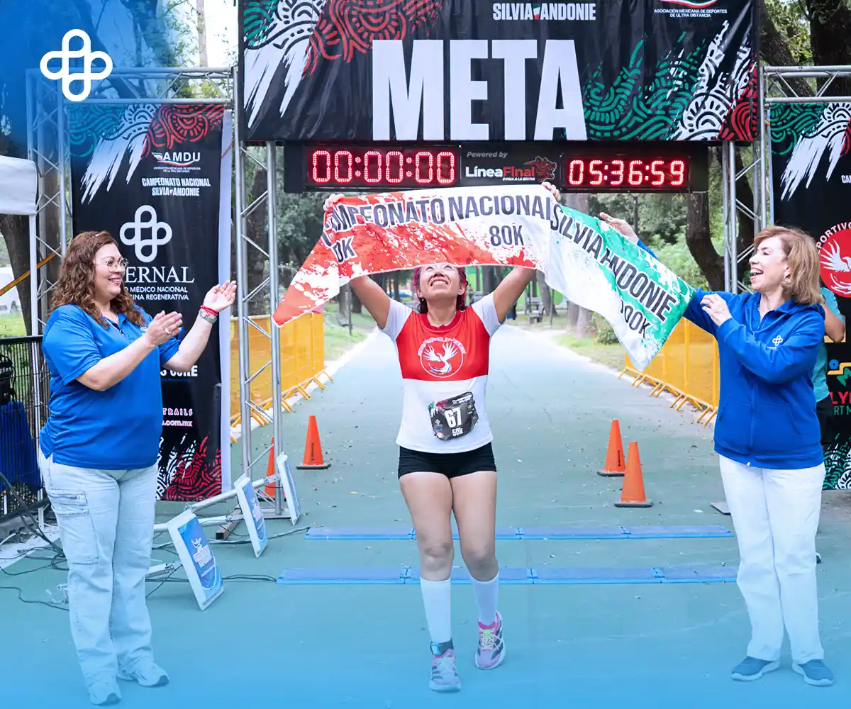 Silvia Andonie, referente del ultrarunning mexicano Silvia Andonie en el Campeonato Nacional